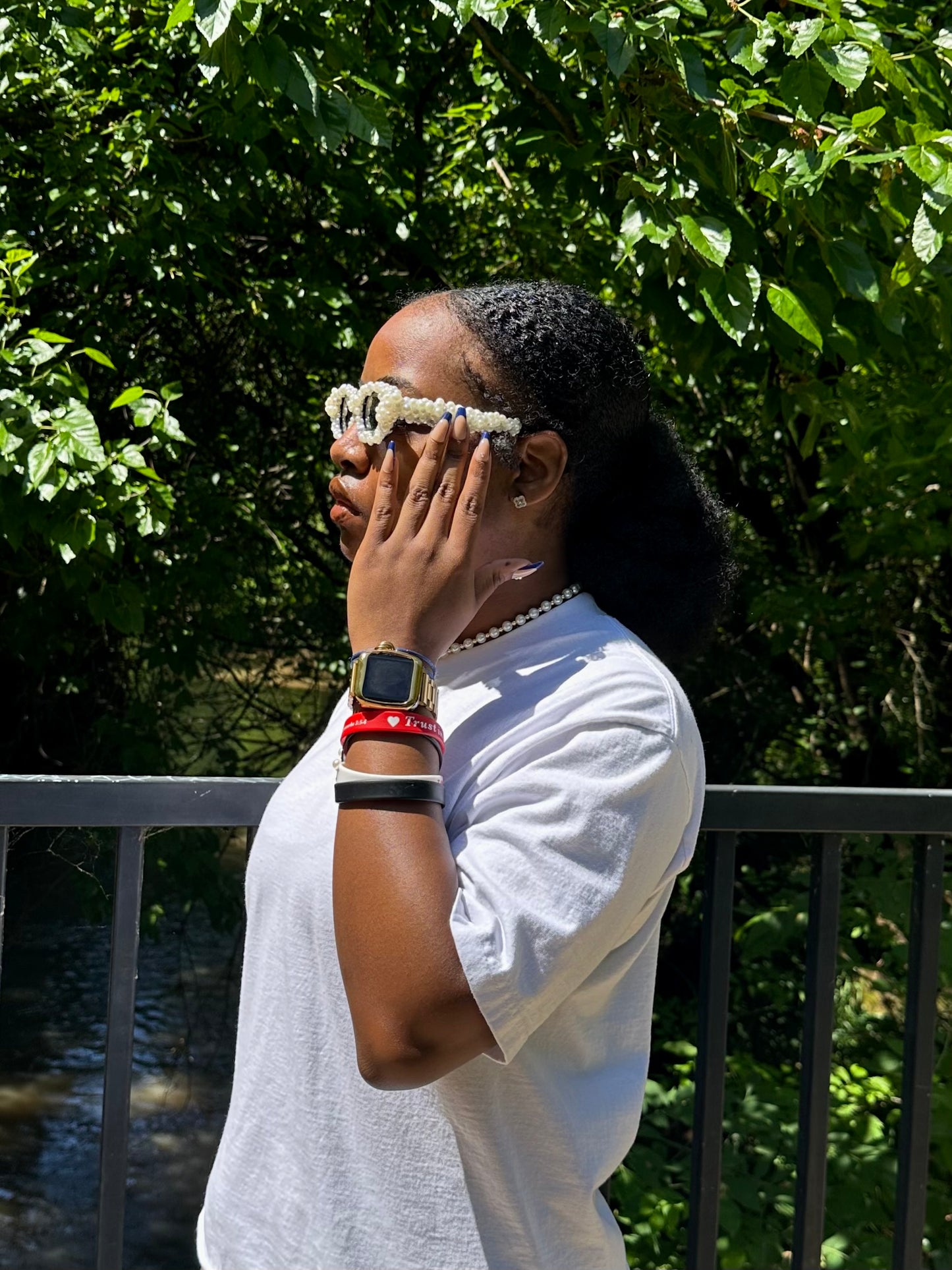 “All Pearled Out” Sunglasses